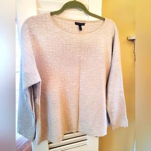 Eileen Fisher boxy organic top M